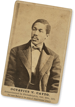Octavius Catto, Broadbent and Phillips Albumen silver print 1871, National Portrait Gallery